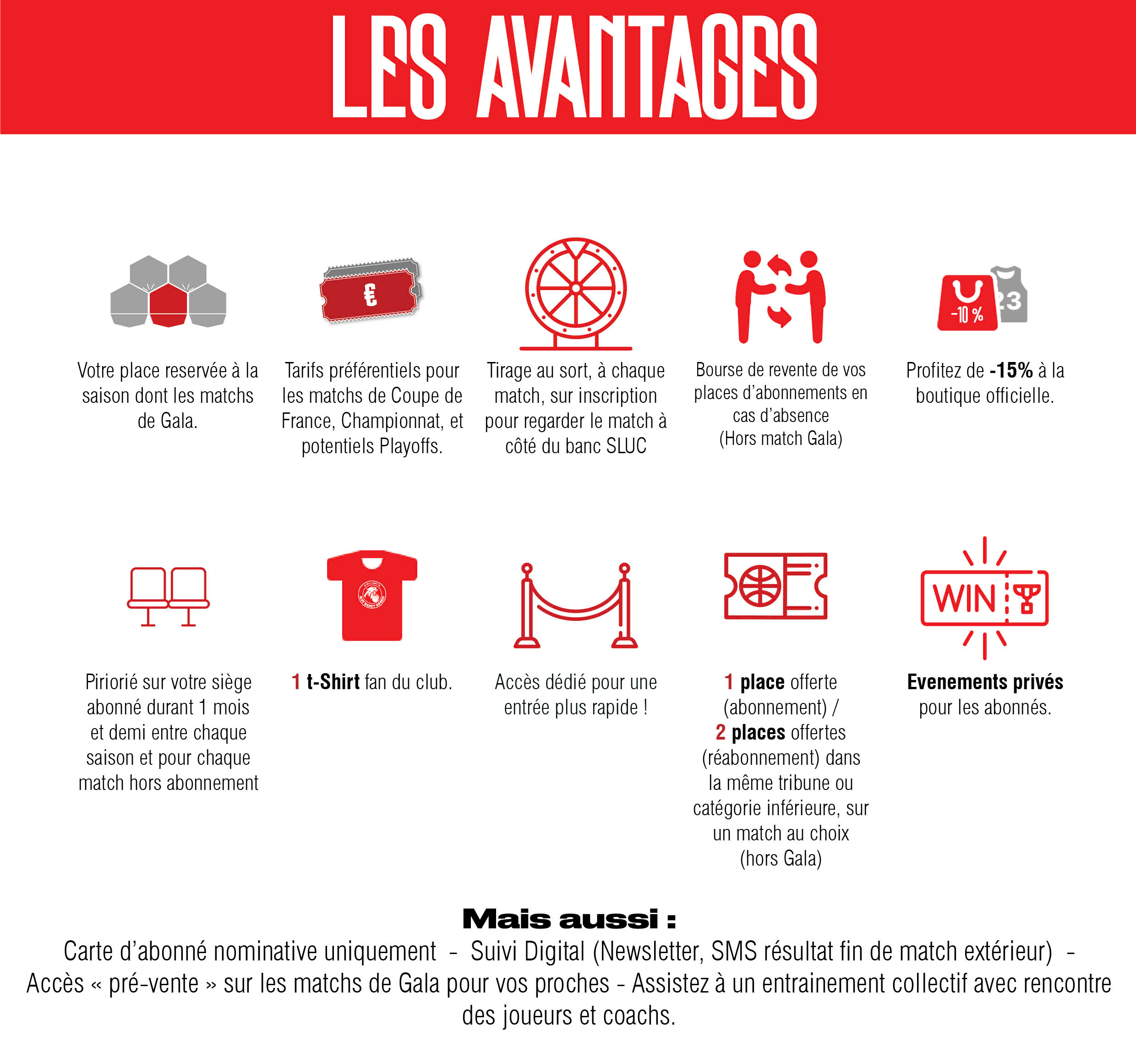 LES AVANTAGES