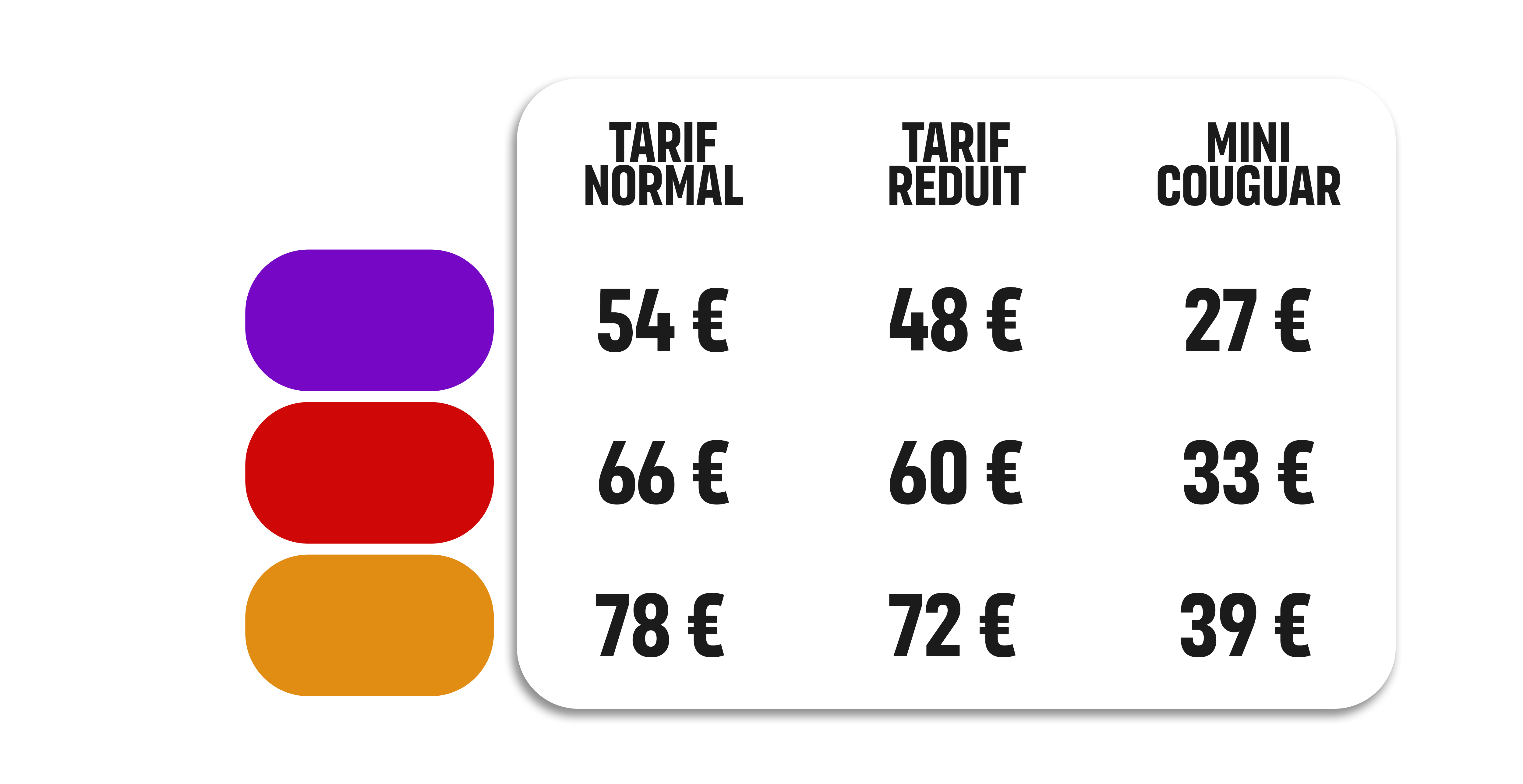 tarifs decouverte